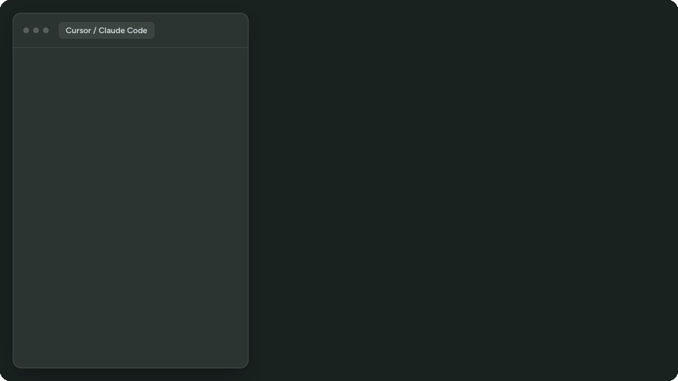 AgentWatch watches coding-agent chats and keeps stories and scenarios current