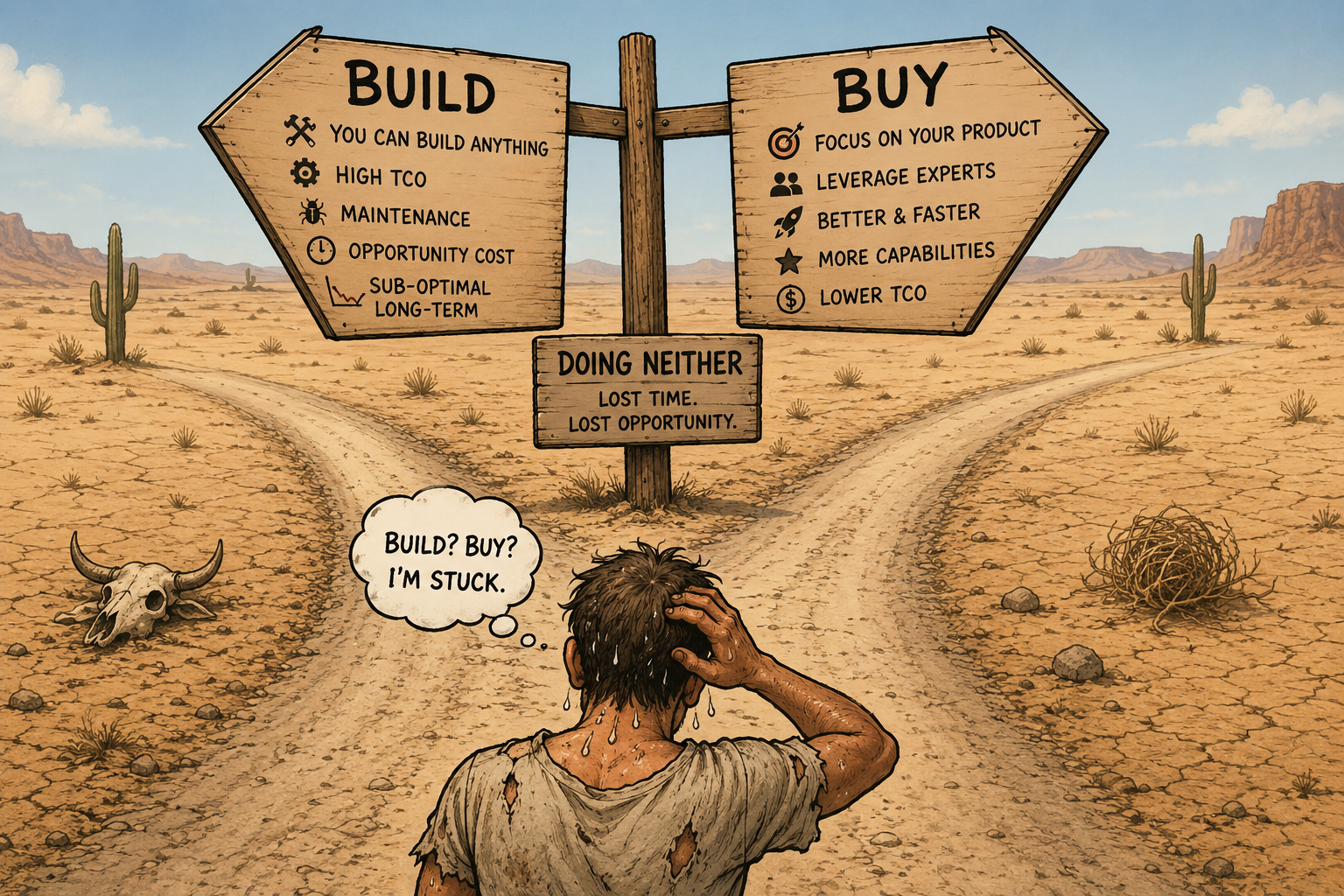 Build vs Buy Illustration